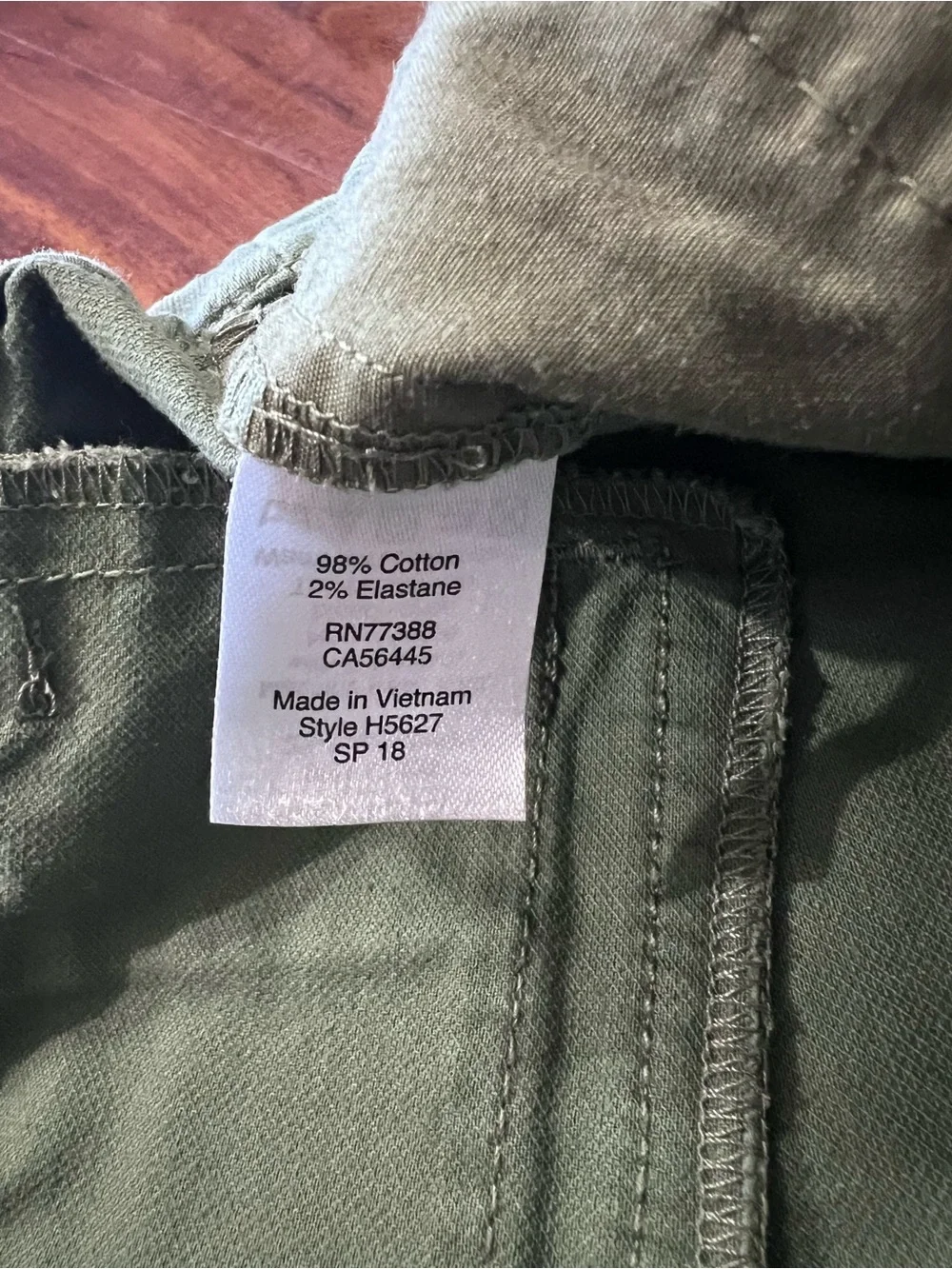 J Crew Skimmer Pants Olive Green size 2